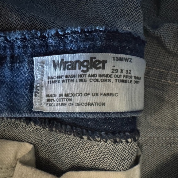 Wrangler Men's Cowboy Cut Blue Denim Original Fit Jean 29 x 32 - Picture 6 of 8